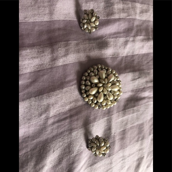 3PCS: Pearl & Rhinestone earrings + pendant - Picture 2 of 7